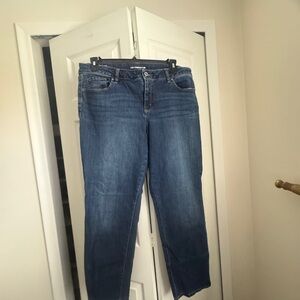 Liz Clairborne girlfriend blue jeans, size 16